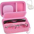 GWCASE Portable 2 in 1 Contact Lens Case and Glasses Case for 2 Pairs by GWCASE