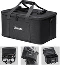 ULANZI Carrying Bag with Movable Foam Padded for Studio Light, Light Stands | Mini Softboxes, Durable Oxford Cloth Transit Bag Travel Case with Shoulder Strap & Handle, 17.13'' x 10.83'' x 8.27'',OM-01 by ulanzi