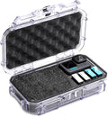 Evergreen Dry Box Tech Organizer – For Camera, Cables, Hard Drives, Memory Cards, Keys, Compatible with GoPro, Airtags (Medium, PROFoam, Clear) by EvergreenCases