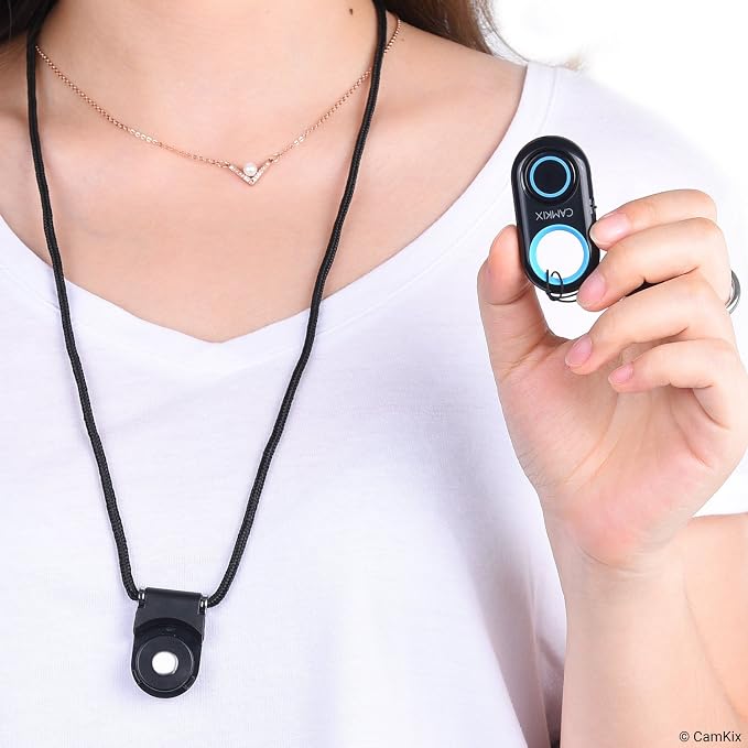 CamKix Camera Shutter Remote Control with Bluetooth Wireless Technology - Works Flawlessly with iPhone/iPad and Android (Blue) - Image 4