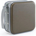 LIOVODE DVD Case, 48 Capacity Hard Plastic CD Case Holder for Car | DVD Storage, Hand Strap, Zipper Closure, Scratch-Resistant Sleeves, CD Storage for Music Blu-Ray Game Disc for Travel Office by LIOVODE