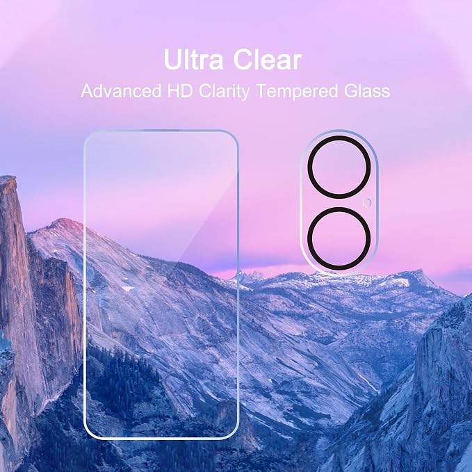 Ailun Screen Protector + Camera Lens Protector for iPhone 17, 3+3Pack | 6.3 inch, Installation Frame, Sensor Protection, Dynamic Island Compatible, Tempered Glass, Case Friendly - Image 3