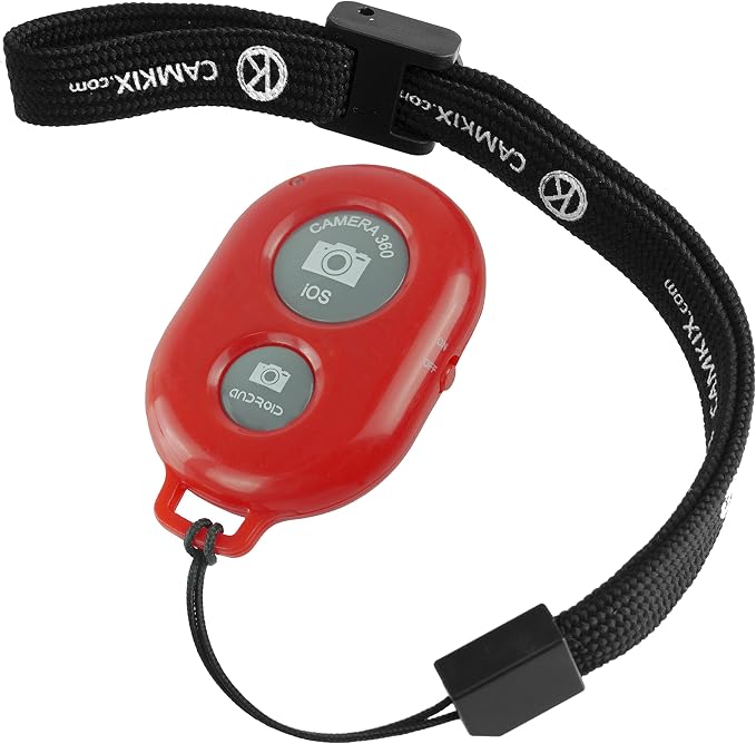 CamKix Camera Shutter Remote Control with Bluetooth Wireless Technology - Create Amazing Photos and Videos Hands-Free - Works with Most Smartphones and Tablets (iOS and Android) by CamKix