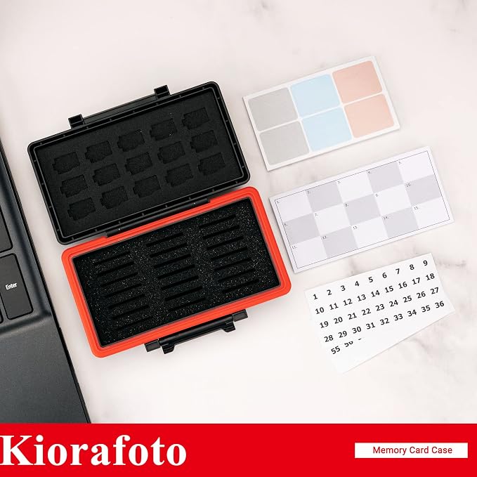 36 Slots SD TF Memory Card Case Holder,Water-Resistant & Vertical Style | Anti-Shock,Memory Card Holder for 21 SD SDHC SDXC/CFexpress Type-A/Switch Game Cards & 15 Micro SD TF MSD Cards Storage - Image 9