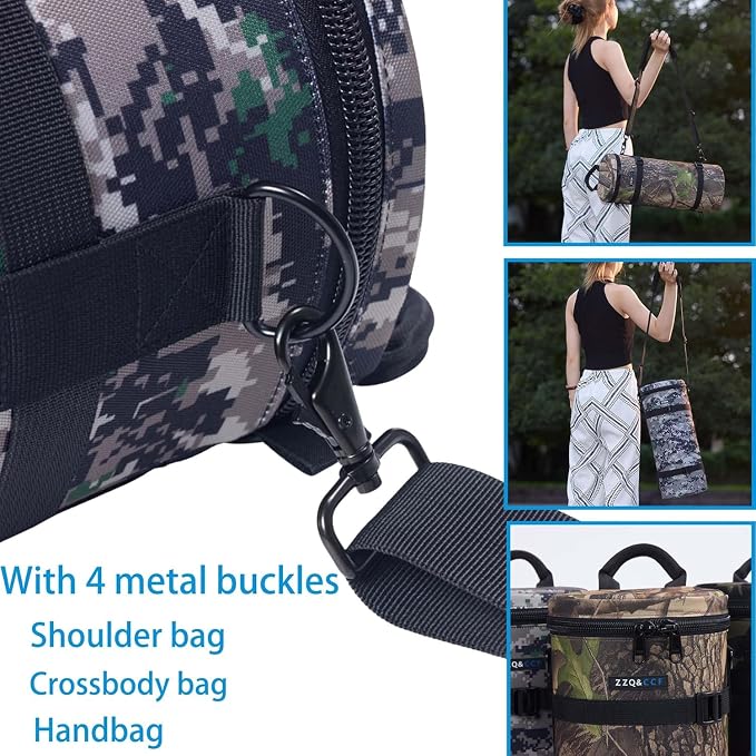 ZZQ&CCF Camera Lens Case Pouch Bag for NIKON NIKKOR Z 180-600mm f/5.6-6.3 VR Water Resistant Protective Camera Lens Pouch for Telephoto Zoom #UCP - Image 7