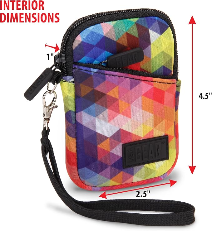 USA Gear Small Camera Pouch with Wrist Strap, Belt Loop - Small Digital Camera Case Fits Canon Powershot, Sony Cybershot, Nikon Coolpix, Kodak PIXPRO, G7 Mark iii - Fits 4.5 Inch Models - Image 2