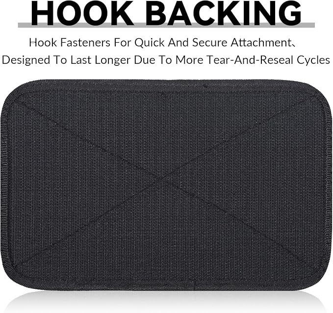 Bag Insert Panel Organizer Hook and Loop Modular Backpack Organizers Utility Admin Pouch with Hook Fasteners Modular Pack Insert Organizer for Travel Packs Messenger Bag - Image 6