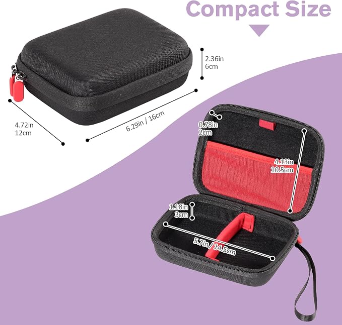 ProCase Hard Playing Card Game Carrying Case, Holds 300+ Cards -Black | Travel Storage Box, Compatible with UNO, Five Crowns, SKYJO, PlayMonster and More Card Games, Case Only - Image 5