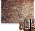 Red Brick Wall Backdrops for Photography Brick Photo Backdrop 10x6.5ft Vinyl Newborn Baby Adults Portrait Wallpaper Video Conference BackgroundBirthday Party Baby Shower Studio Props by Unknown