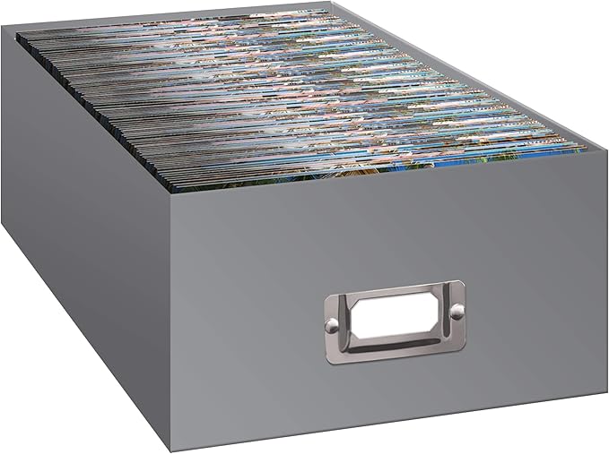 Photo Storage Box, Gray - Image 2