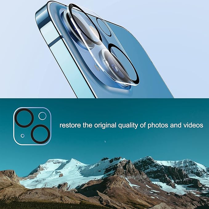 Ailun 3 Pack Camera Lens Protector iPhone 15/14/iPhone 15 Plus/14 Plus | Tempered Glass, Ultra HD, Anti-Scratch, Case Friendly, Does not Affect Night Shots - Image 5