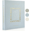 Beautiful Linen Photo Album For 4x6 Photos - Holds Up To 500 Pictures | Safely Stores Unique Memories - The Perfect Large Book for All Pictures of Treasured Family, Baby or Wedding Moments by ZICOTO