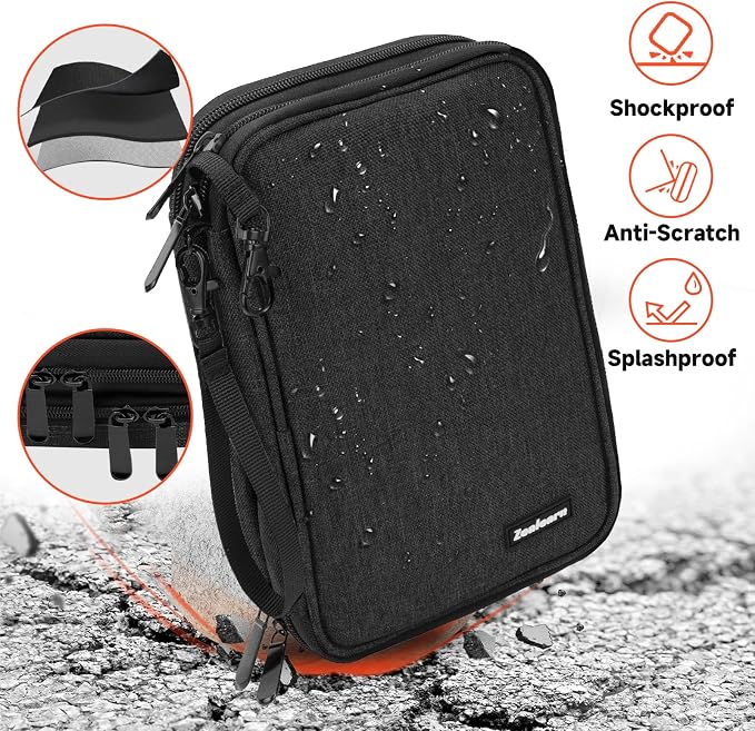 Flash Drive Case, Thumb Drive Holder, USB Case Organizer,for SanDisk/SamData/Samsung USB Flash Drives Jump Drive Memory Stick, SD Card, Black (Black 48 Slots) - Image 6