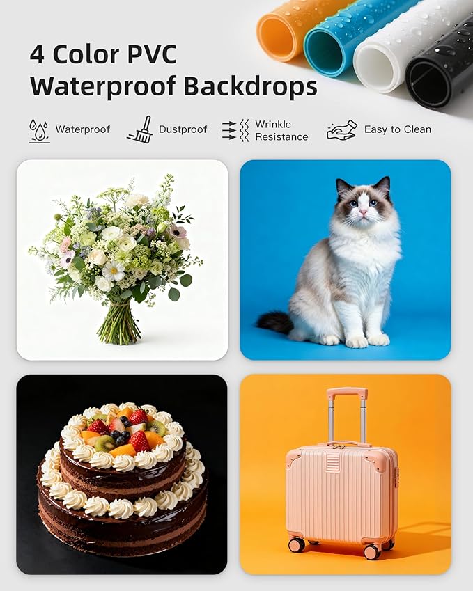 Glendan 40"x40" Light Box Photography, Large Photo Light Box | 3 Light Panels, 594 LED Beads, CRI >95, Professional Photo Booth Shooting Tent Kit with 4 Color Backdrops for Product - Image 3