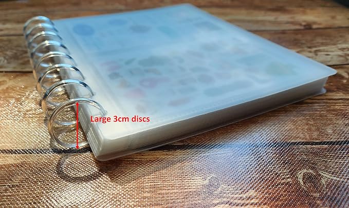 Disc Bound Sticker Storage and Photo Album with Double Sided 4x6 Pockets, Sticker Book, Sticker Album, Sticker Collection, Sticker Organizer - Image 6