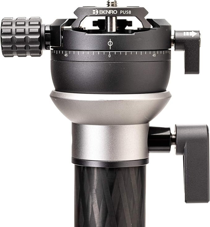 Benro SupaDupa Carbon Fiber Monopod – Lightweight 6-Section Professional Camera & Video Monopod with Leveling Pan Base, Twist Locks, and Reversible Mount for DSLR, Mirrorless & Camcorders (MSDPL46C) - Image 5