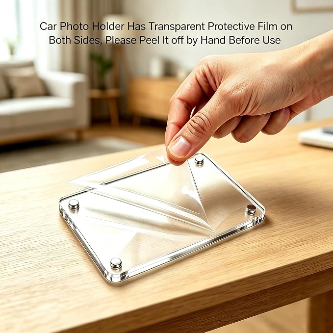 Strong-Magnetic Car Picture Holder: One Adsorption - a Worry-Free Trip | Solve Repeated Adjustments While Driving - Personalized Decoration Car Picture Frame - Perfect Gift for Family and Friends - Image 7