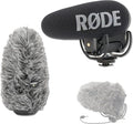 Rode VideoMic Pro+ On-Camera Shotgun Microphone Bundle with DeadCat VMP+ Artificial Fur Wind Shield — Safety Channel Supercardioid Camera-Mount Mic for Filmmaking, Vlogging, Documentary, Weddings by StreamEye