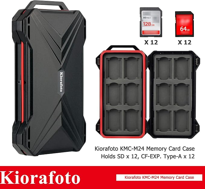 [12 SD + 12 CFexpress Type A] Magnetic Closure Memory Card Case Holder Organizer Protector Keeper for SD SDHC SDXC for Sony CEA-G80T CEA-G160T Alpha 1 A1 A7 IV A7M4 FX3 FX6 Camera Memory Card Storage - Image 7