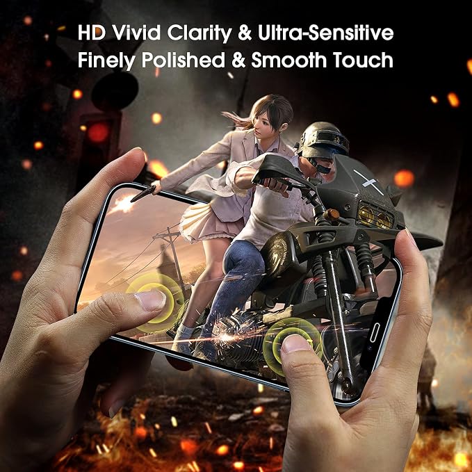 amFiIm OneTouch for iPhone 12 Pro Max Screen Protector 6.7" Tempered Glass | Auto-Alignment, 30s Install, Bubble Free, 9H Hardness, Scratch & Drop Protection, HD Clear, Case Friendly, 2 Pack (12P-6.7'') - Image 6