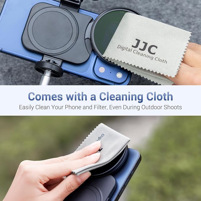 Upgraded 67mm CPL Filter for iPhone 17, Lens Filter Adapter Pouch Set for iPhone 17 16 15 14 Pro Pro Max Plus Air, Magnetic Phone Lens Filter Ring with 1/4-20" & Cold Shoe Pull-Out to Fit 17 Pro Max - Image 9