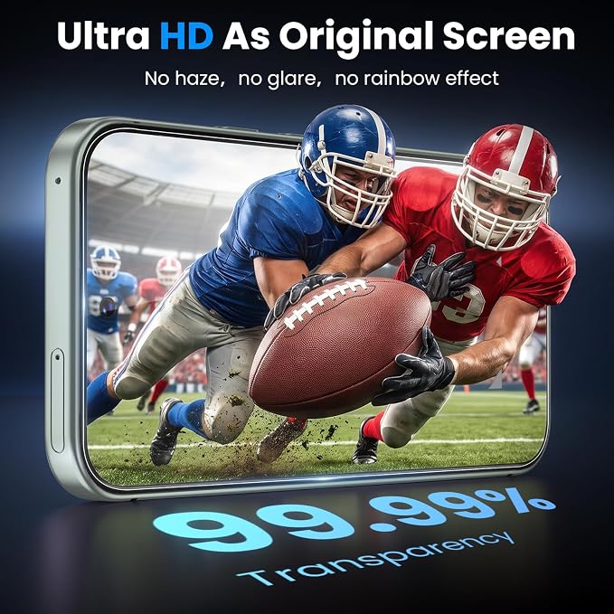 for Google Pixel 11 Pro HD Screen Protector & Camera Lens Protector | 9H Tempered Glass, Fingerprint Unlock, Anti-Scratch, Full Coverage, Easy Installation Tool, Case Friendly, Bubble Free - Image 3