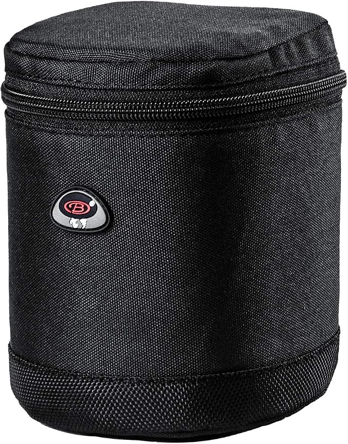 DSLR Lens Case Pouch for Small Camera Lens, Fits Up to 3.35" x 4.53" | Padded Lens Pouch – Water-Resistant, Zip Closure, Shoulder Strap, Fits Small DSLR Lenses, Ideal for Travel & Storage by NIANYISO-Themosttrustworthyoutdooractivitypartner