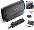 NEEWER Camera Lens Filter Case with Water Resistant Hard Shell, 6 Soft Pockets, Shoulder Strap, Pro Photography Filter Bag Storage Pouch for 4''x 4'', 4''x 5.65'' Square, 95mm Circular Filters, PB025 by Neewer