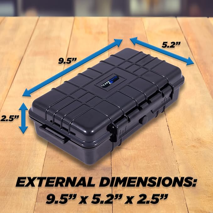 CASEMATIX Hard Shell 35mm Film Case for 35mm and 120 Film - 9" Waterproof & Lightproof Film Holder and Film Roll Container for up to 16 x 35mm Film Rolls or 10 x 120 Film Rolls, Travel Case Only - Image 5