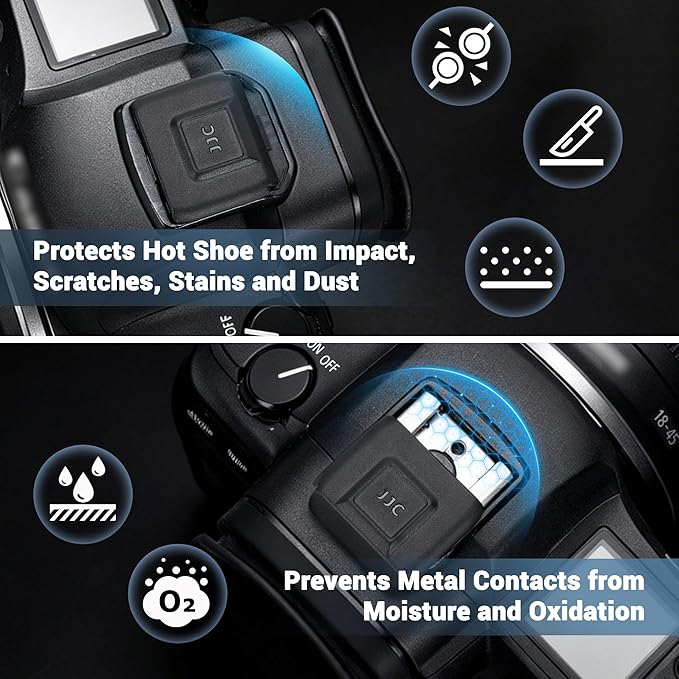 Upgraded Camera Hot Shoe Cover Protector Cap with Full Coverage for Canon EOS 7D 6D 5D Mark IV III II 1D Mark IV III II n 1D X II 1Ds R5 Rebel T7 T6 XSi T100 70D 60D 50D 40D 5DM4 5DM3 5DM2 6DM2 7DM2 - Image 4