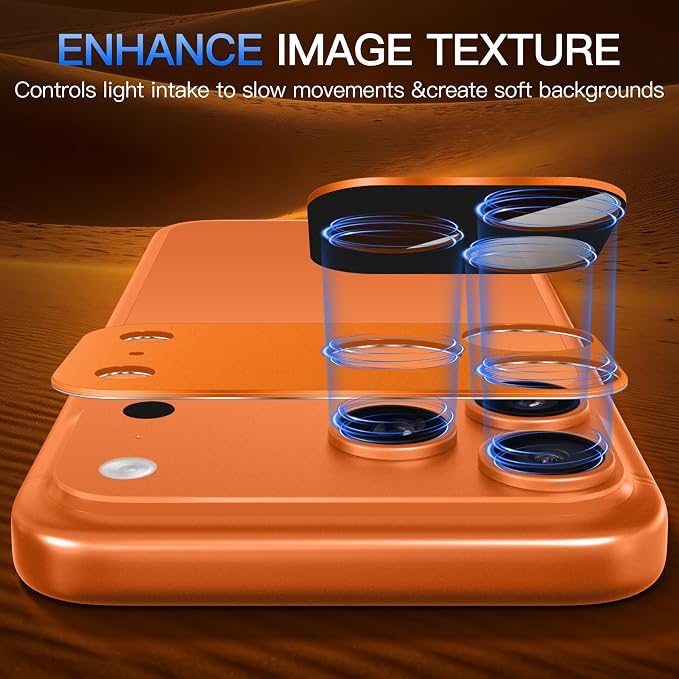 Suoman ND/UV Filter for iPhone 17 Pro Max Camera Lens Protector- Filter Kit | with ND/CPL/UV/Black Soft Filter Kit,Strong Adsorption,Tempered Glass Lens Film,All-in-one Metal Camera Cover - Image 5