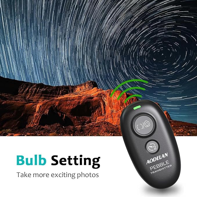 Camera Remote Control Wireless Shutter for Canon EOS RP, R6, Rebel T6, T7 | for Canon T5, T3, SL2, 5D Mark II, 5D Mark III, 5D Mark IV, 6D Mark II, 7D Mark II, 7D Series, 5D Series; for Fujifilm X-T3 - Image 6