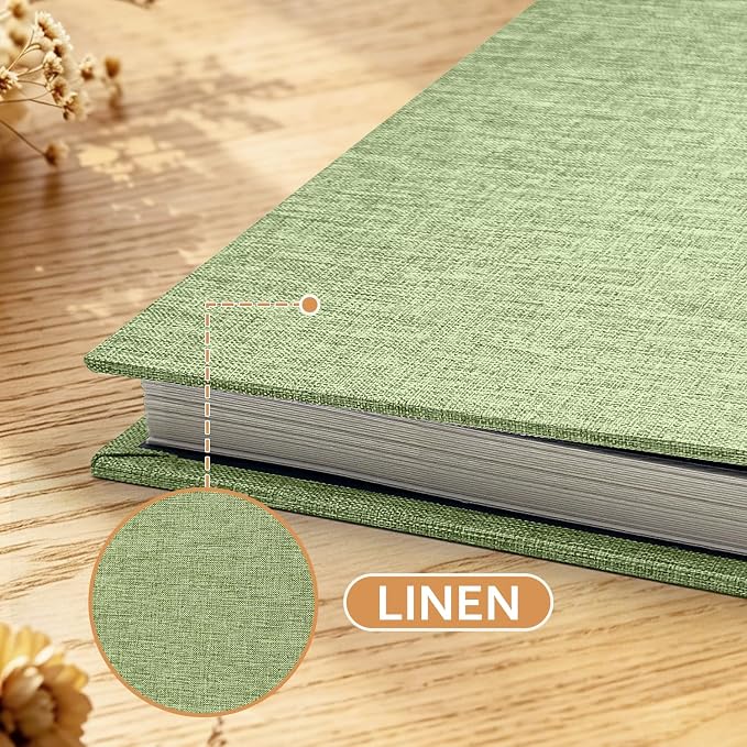 Large Photo Album Self Adhesive Scrapbook Album for 4x6 5x7 8x10 Pictures DIY Photo Book as Scrapbooking Supplies Kits, Birthday Gifts for Women Mom Wedding Baby Family Travel - Image 4