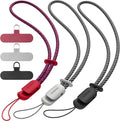SURPHY 3 Pack Phone Wrist Strap, Phone Lanyard with Cellphone Tether Tab | Phone Strap Charm, Camera Wrist Strap with 2-Color Braided, Phone Wristlet, Wrist Lanyard for Case by SURPHY