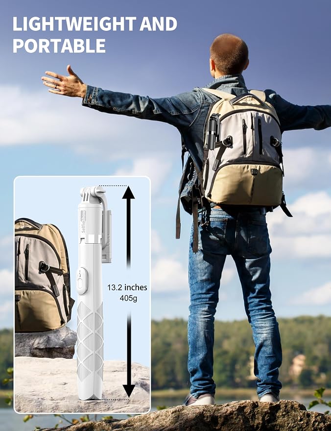 71" Selfie Stick, Smartphone Tripod Stand All-in-1 with Remote, Travel Tripod for iPhone, Extendable Cell Phone Tripods for Selfie/Video Recording/Photo/Live Stream/Vlog - Image 7