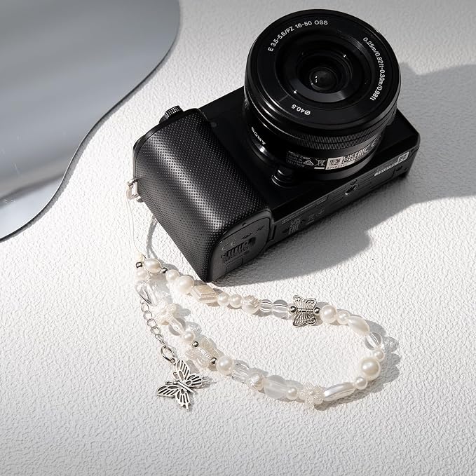 Beaded Camera Wrist Strap Cute Digital Camera Charm Strap, Phone Charm Wristlet Strap for Camera Accessories - Image 6