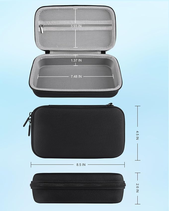 36 Slot Memory Card Storage Case for 27 Micro SD Card & 9 SD SDHC SDXC Card | EVA Hard Shell Holder Storage Organizer Case, with Mesh Pocket, Water-Resistant & Anti-Shock, Black - Image 4