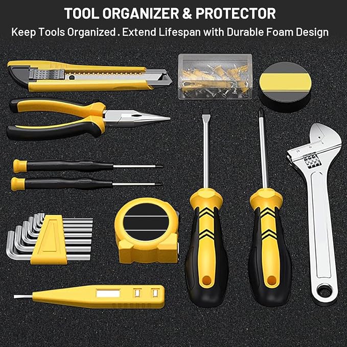 8 PCS 16x12x1 Inch Pick and Pluck Foam Inserts for Cases - Professional-Grade Tool, Game Box & Drawer Organizer - Image 7