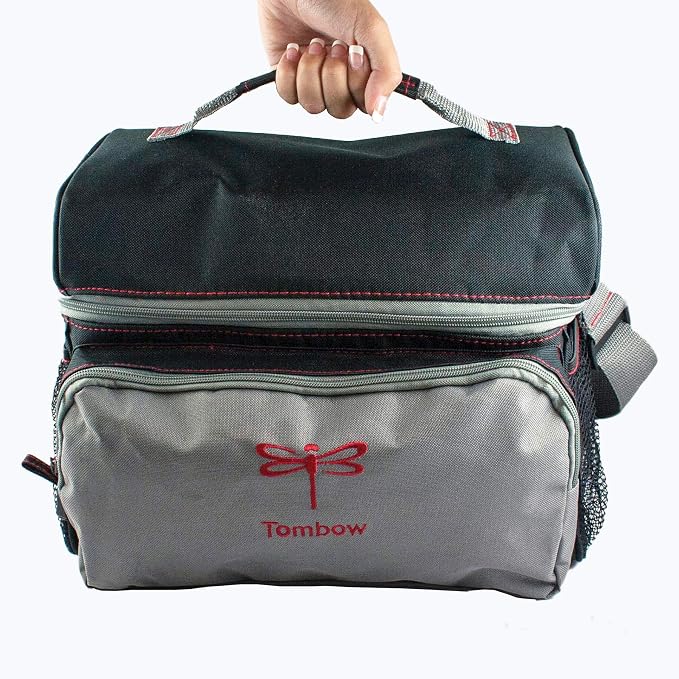 Tombow 56177 Storage Tote, Black and Grey. Perfectly Stores All of Your Tombow Arts and Crafts Supplies - Image 4