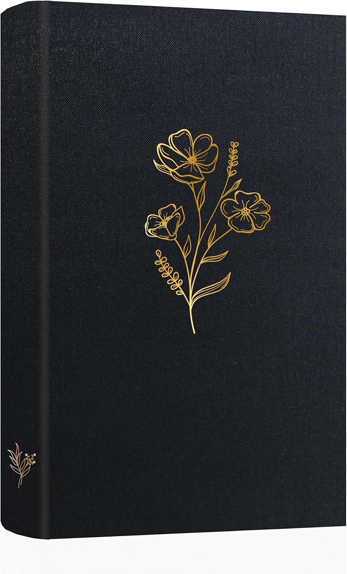 Holoary Photo Album 4x6 300 Photos, 300 Pockets 4”x6” Picture Album, Linen Fabric Cover Big Picture Book for Photos with Writing Area, 4x6 Photo Albums for Family Weddings Travel Memories(Black) by Holoary