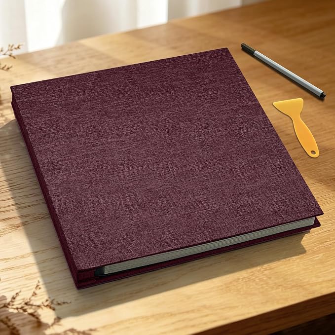 Large Photo Album Self Adhesive Scrapbook Album for 4x6 5x7 8x10 Pictures DIY Photo Book for Wedding, Anniversary, Christmas, Baby Shower, Ideal for Preserving Precious Moments - Image 6