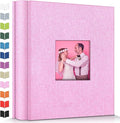 Artfeel Photo Album 4x6 with 600 Pockets,Slip-in Picture Albums,Linen Cover Memory Book with Front Window,White Page Vertical Photo Book for Wedding,Family,Anniversare,Baby,Vacation by Artfeel