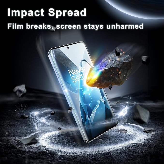 2+2 Pack for OnePlus 13 Screen Protector and Camera Protectors, Fingerprint Unlock, Anti-Scratch, Bubble-Free, Case Friendly, 9H Hardness Clear Glass Screen Protector for OnePlus 13 - Image 3