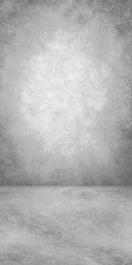 8x16ft Grey Portrait Photography Backdrops Solid Texture Abstract Photo Background for Photoshoot - Image 2