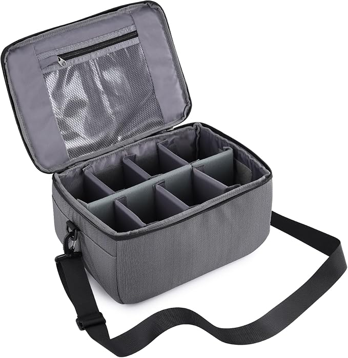 Koolertron Dslr Camera Insert Bag Purse Universal Liner Lens Pouch Partition Protective Cover Waterproof Sleeve for Cannon/Nikon/Sony (Grey) by Koolertron