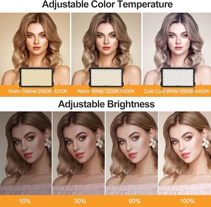 Tattoo Light Kit with 180LED and CPL Filter Len, Polarized Light for Tattoo, Compatible with iPhone, DSLR Camera, Tattoo Equipment and Supplies, Tattoo Lamp Remove Glare for Selfie Photography - Image 4