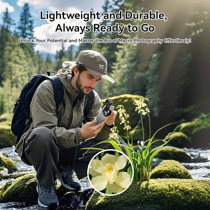 APEXEL 100Ultra Macro Lens - Enhanced Version Smartphone Lens for iPhone | for Samsung, Pixel | Professional Macro Photography of Flowers, Iinsects, Jewelry, Food Details and Other Small Objects - Image 8