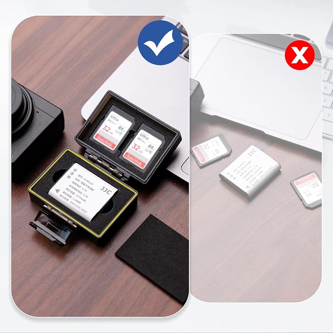Ricoh DB-110 GRIII Olympus LI-92B TG-7 Camera Battery Memory Card Storage Case Holder for 2 Slots SD Card + 1 Slots Battery,Camera Batteries Box for Olympus TG-7 TG-6 TG-5 TG-4 TG-3 Ricoh GR3 GR3X HDF - Image 5