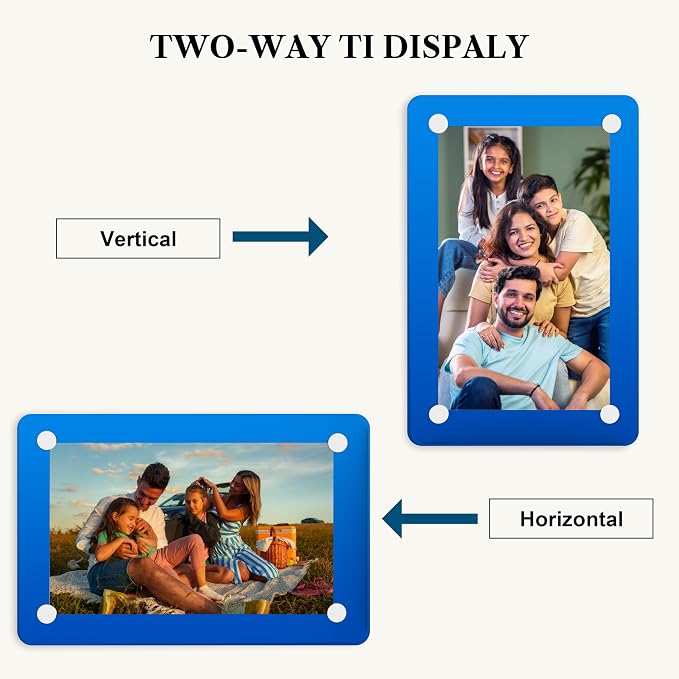 Car Sun Visor Photo Holder, Universal Magnetic Photo Clip, Decorate Your Car Visor Clip with Personality(Blue, 2.4x3.5) - Image 3