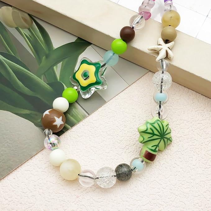 Beaded Camera Wrist Strap Cute Digital Camera Charm Lanyard Phone Chain Keychain Beaded Phone Lanyard Bag Charm - Image 8